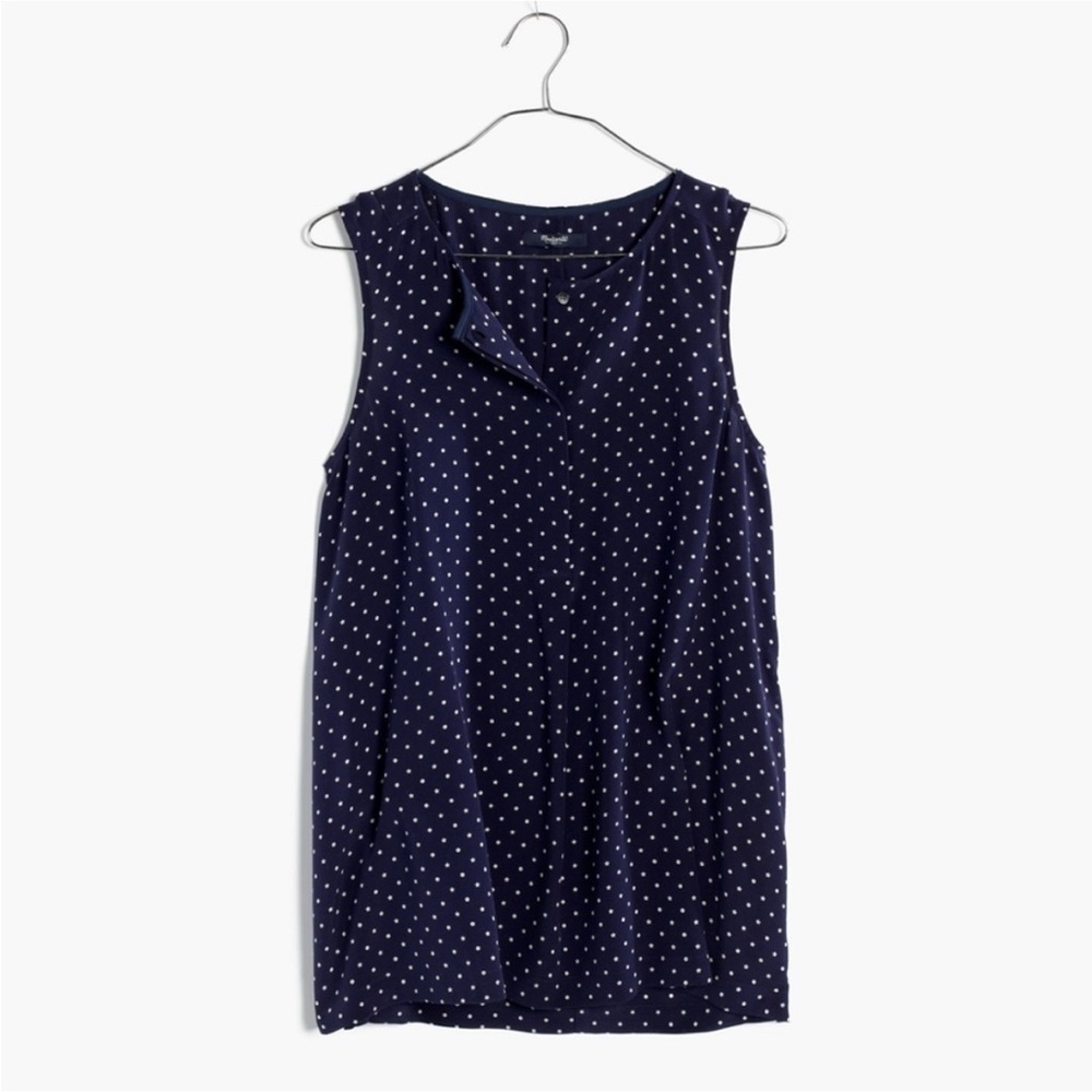 Madewell Star Scatter Silk Sleeveless Top - Picture 4 of 14